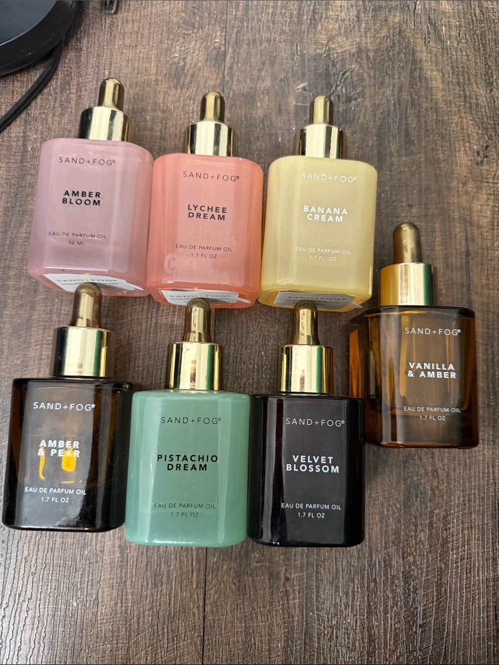 SAND+FOG Velvet Blossom, Pistachio Dream, Amber &Pear , etc.